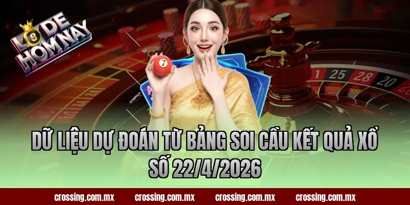 Dữ liệu dự đoán từ bảng soi cầu kết quả xổ số 22/4/2026