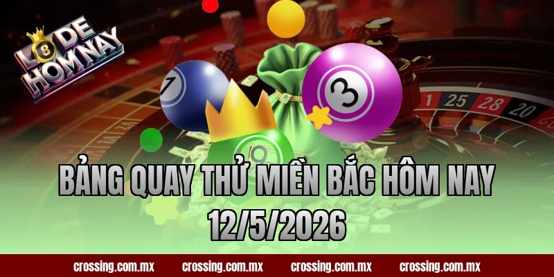 Bảng quay thử miền Bắc hôm nay 12/5/2026