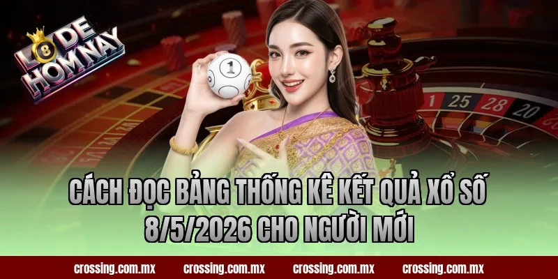 Cách đọc bảng thống kê kết quả xổ số 8/5/2026 cho người mới
